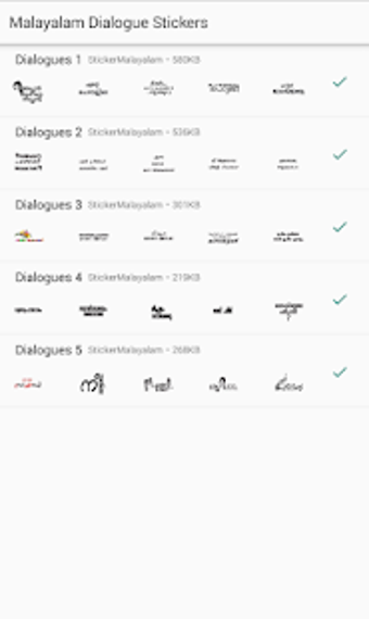 Imagen 1 para Malayalam Dialogue Sticke…