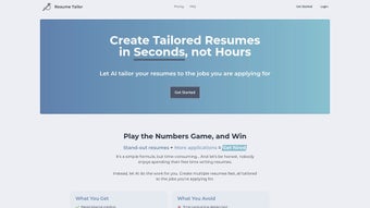 Image 0 for Resume Tailor