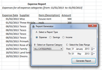 Image 1 for Very Simple Budget And Ex…