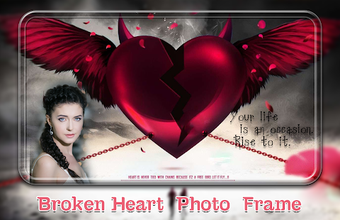 Image 0 for Broken Heart Photo Frames