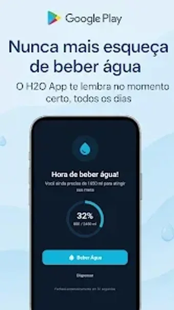 Image 0 for H2O App: Beber Água Lembr…