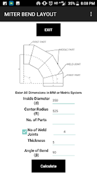 Image 2 for Miter Bend Layout