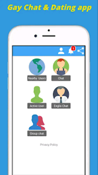 Imagen 1 para Gay Chat App & Gay Dating…