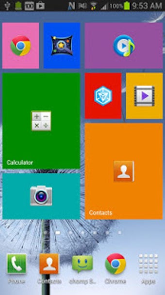 Imagen 1 para WP8 Widget Launcher Windo…