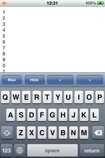 Imagen 0 para Cursor keys mail editor