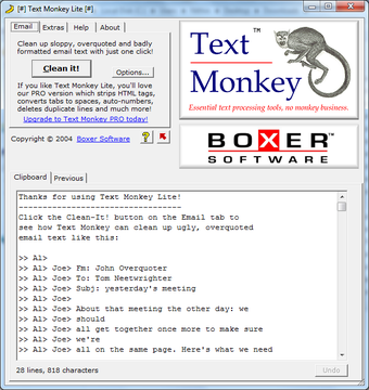 Image 0 for Text Monkey Lite