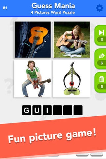 Image 0 for Guess Mania 4 Pics 1 Puzz…