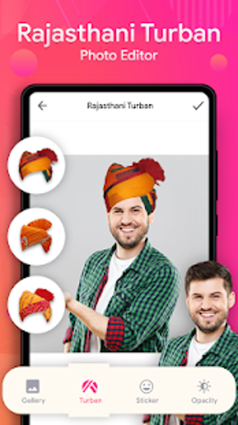 Image 3 for Rajasthani Turban Photo E…