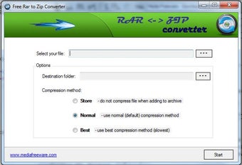 Imagen 0 para Free RAR to ZIP Converter