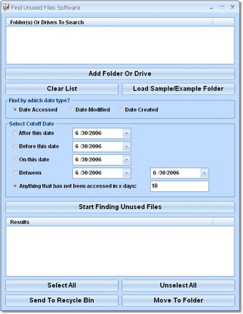 Image 0 for Find Unused Files Softwar…