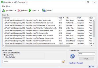 Image 0 for Free M4a to MP3 Converter
