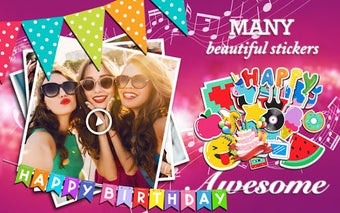 Imagen 1 para Happy Birthday Photo Vide…
