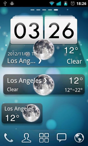 Imagen 1 para MIUI Style GO Weather EX