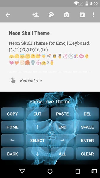 Image 2 for Neon Skull EmojiKeyboard …