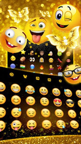 Image 1 for Gold Butterfly - Keyboard…