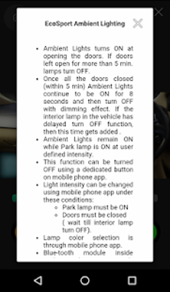 Image 1 for EcoSport Ambient Lighting