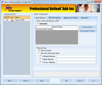Image 0 for Save As PDF for Outlook 2…
