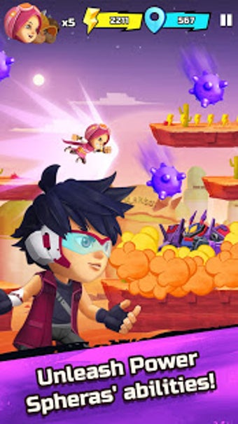 Imagen 3 para BoBoiBoy Galaxy Run: Figh…