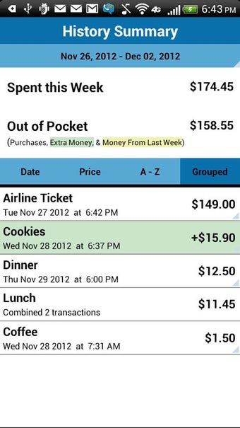 Image 1 for My Weekly Budget
