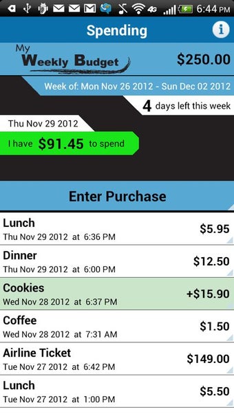 Image 2 for My Weekly Budget