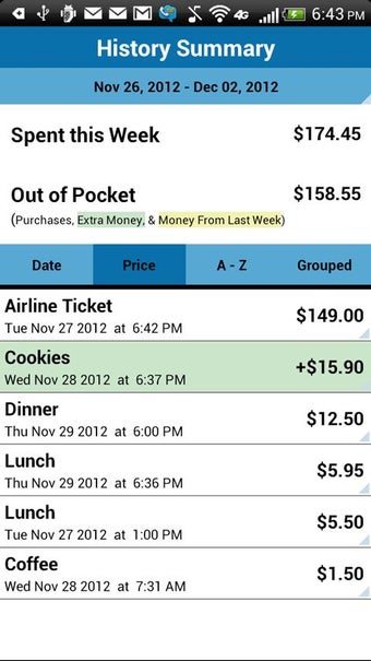 Image 3 for My Weekly Budget