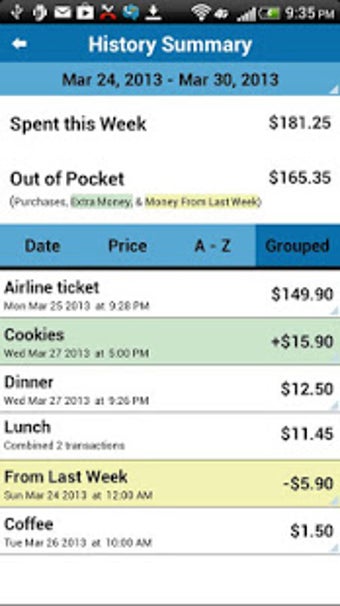 Image 3 for My Weekly Budget