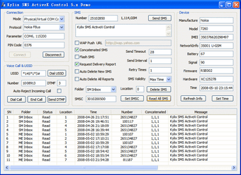 Image 0 for Kylix SMS ActiveX Control