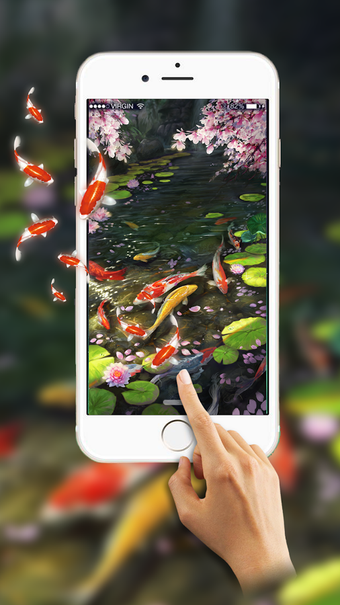 Imagen 1 para Koi Fish Live Wallpaper