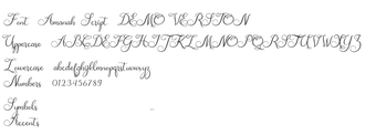 Imagen 0 para Amanah Script