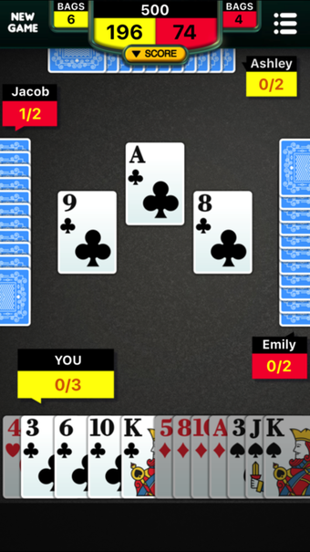 Image 0 for Spades classic card game