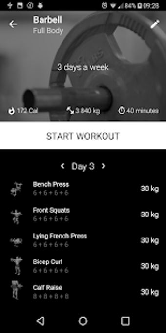 Image 0 for Barbell Home Workout