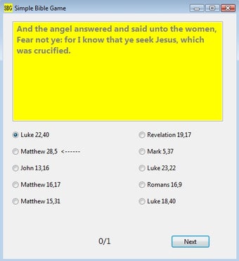 Image 0 for Simple Bible Game