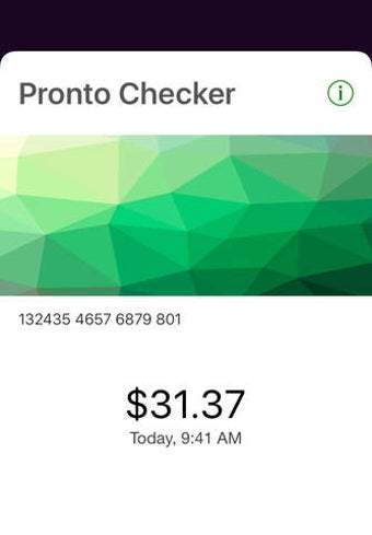 Image 0 for Pronto - Balance Checker …