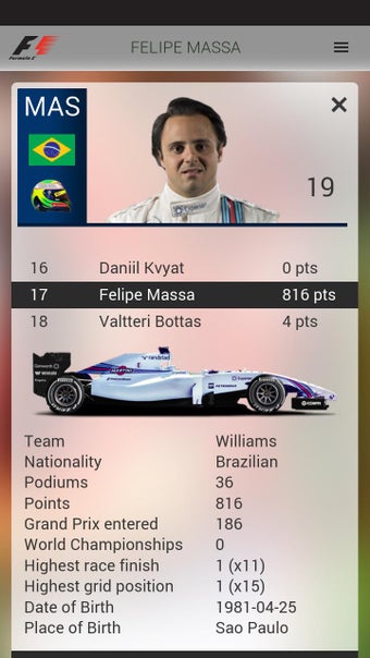 Image 2 for Official F1   App