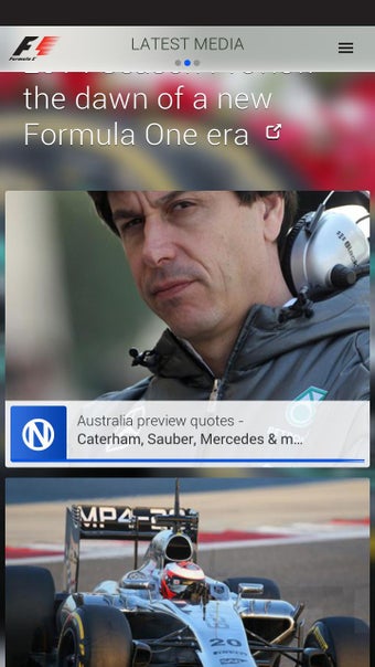 Image 0 for Official F1   App