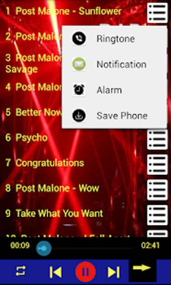 Imagen 1 para Post Malone Ringtones/ so…