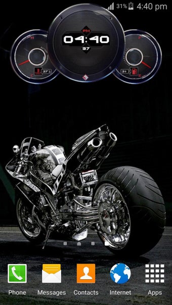 Image 0 for Clock Live Wallpaper.