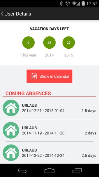 Image 0 for Vacation Tracker