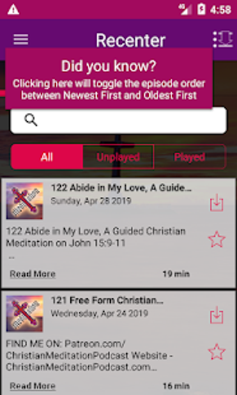 Imagen 0 para Recenter with Christ - Ch…