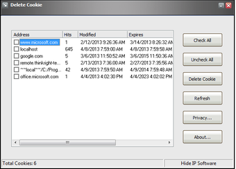 Image 0 for Delete Cookie