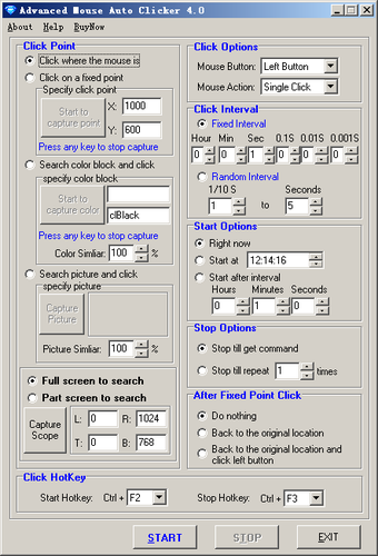 Image 0 for Advanced Mouse Auto Click…