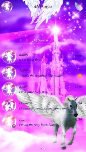 Image 0 for GO SMS PRO ANGEL WINGS TH…