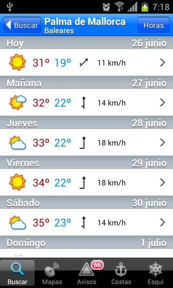 Imagen 2 para Weather by eltiempo.es