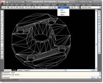 Image 0 for SKP Import for AutoCAD