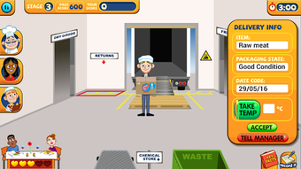 Image 1 for A Game to Train Food Safe…