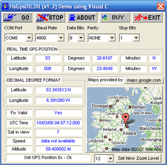 Image 0 for HsGpsDll NMEA 183 Library