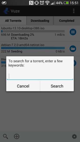 Imagen 1 para Vuze Torrent Downloader