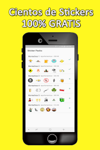 Imagen 1 para Stickers de Borrachos WAS…