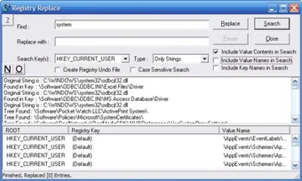 Image 0 for Registry Replace