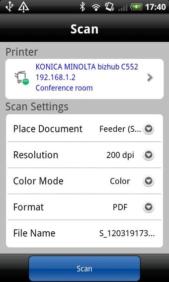 Image 2 for PageScope Mobile